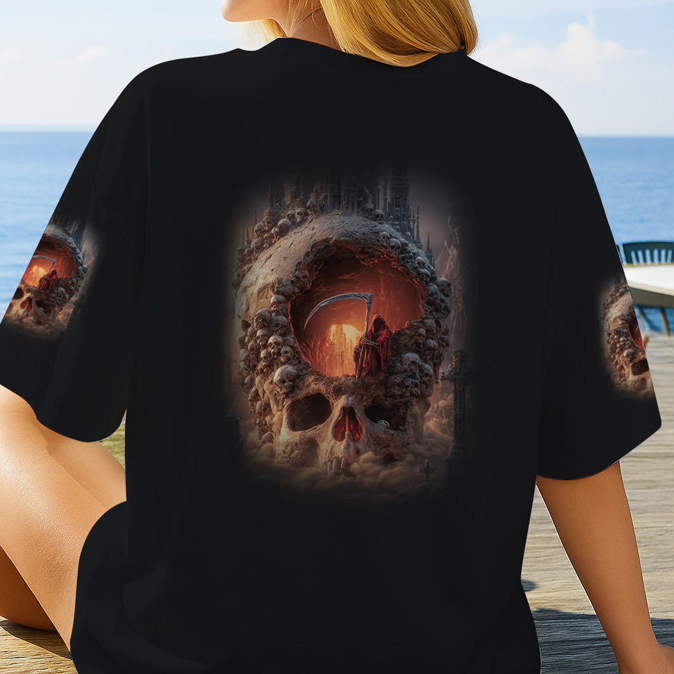 Skull Halloween - Personalized Skull All Over Shirt