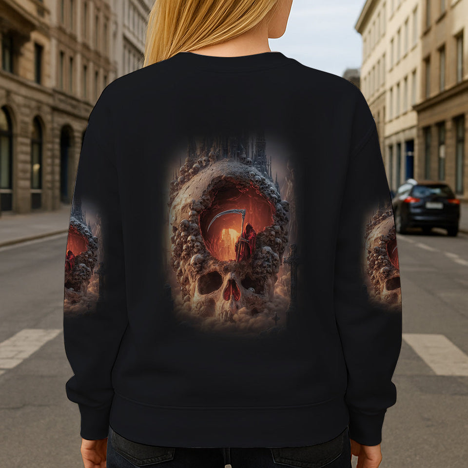 Skull Halloween - Personalized Skull All Over Shirt