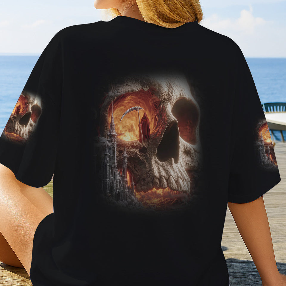 Skull Halloween - Personalized Skull All Over Shirt
