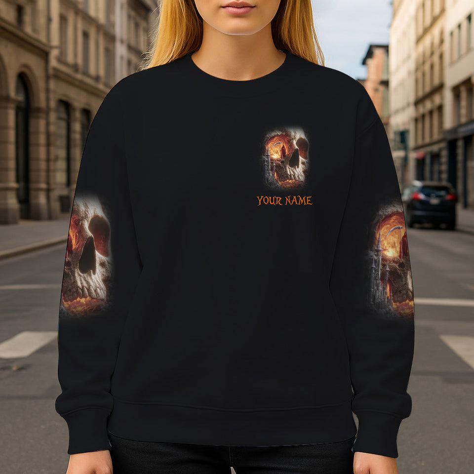 Skull Halloween - Personalized Skull All Over Shirt