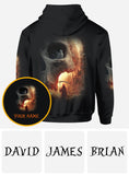 Skull Halloween - Personalized Skull All Over Shirt