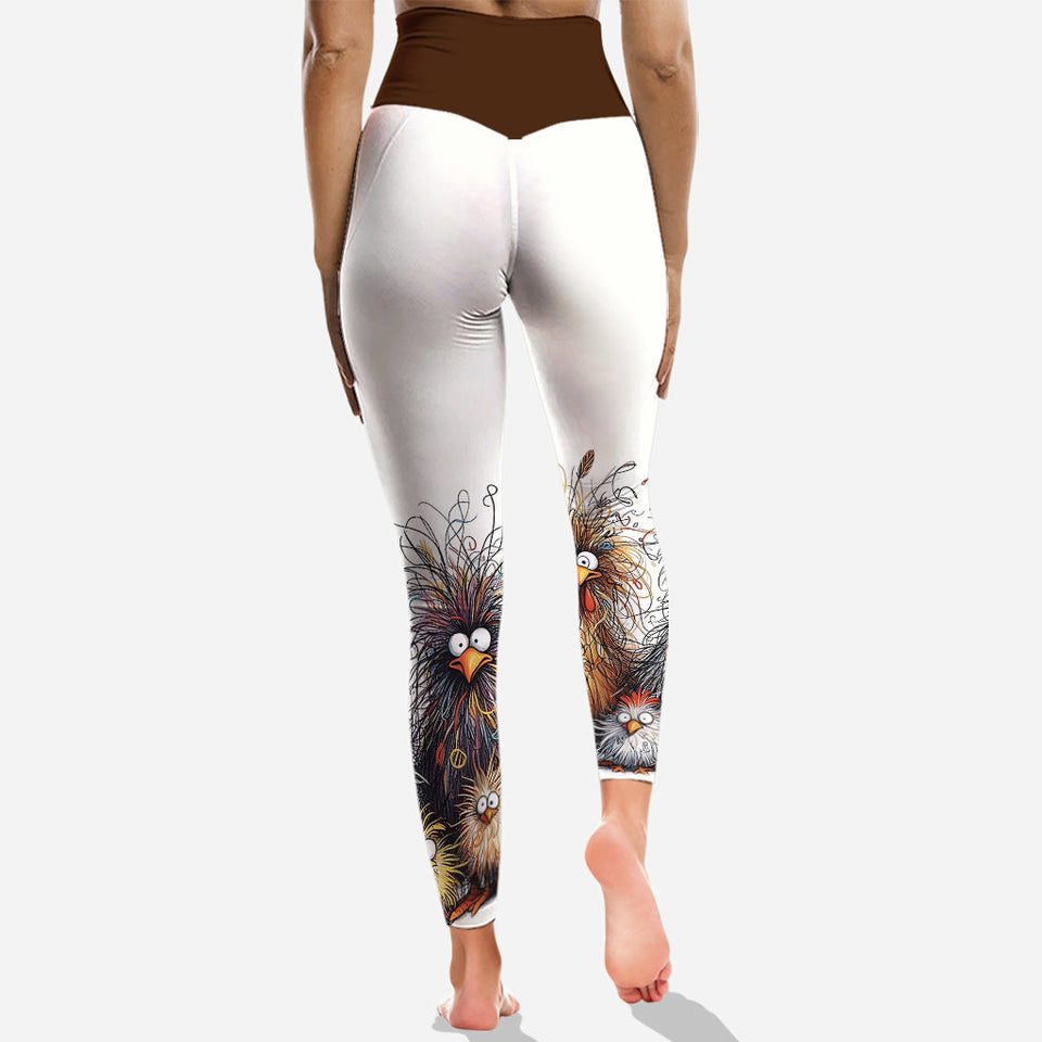 Cute Chicken - Personalized Chicken Hoodie and Leggings