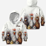 Cute Chicken - Personalized Chicken Hoodie and Leggings