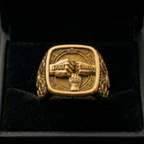 Best Dad Ever - Personalized Father Adjustable Shaped Ring