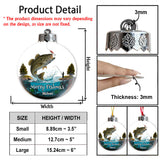 Merry Fishmas - Personalized Fishing Transparent Ornament