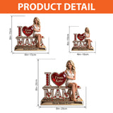 Best Mom Nana Grandma Ever - Personalized Mother Custom Shaped Acrylic Plaque