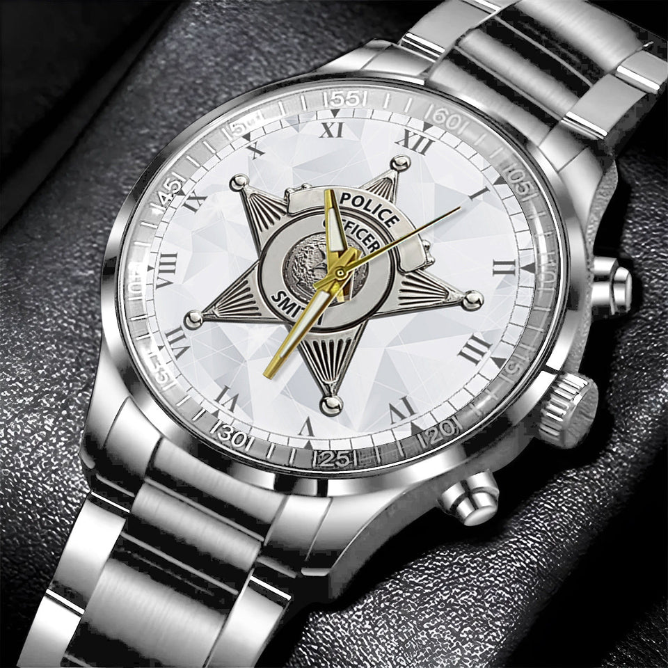 Serve & Protect - Personalized Police Officer Hand Watch