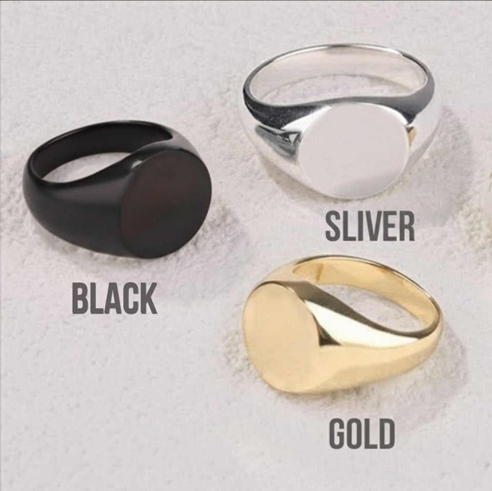 Strong Welder - Personalized Welder Signet Ring