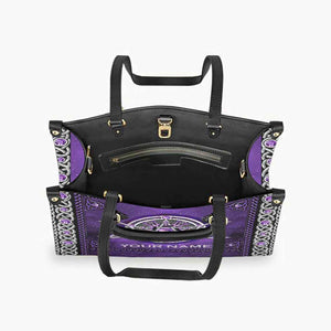 Magic Everyday Triple Moon - Personalized Witch Leather Handbag