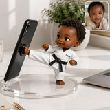 Funny Gift For Parents - Personalized Kid Phone/ Tablet Holder Stand