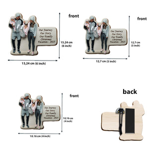 Custom Photo - Personalized Family Shaped Car Visor Clip