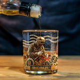 Strong Welders Drink Whiskey - Personalized Welder Whiskey Glass
