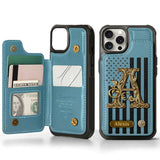 Initial Gift For Him, Gift For Man,... - Personalized Wallet Phone Case