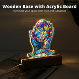 Mom And Kid - Personalized Autism Awareness Custom Shaped Acrylic Plaque