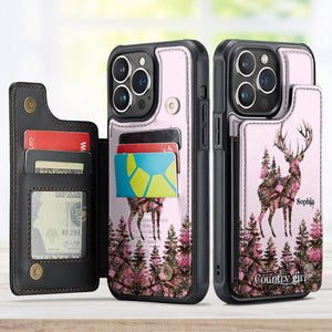 Country Girl - Personalized Hunting Fully Printed Wallet Phone Case