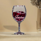 Just A Girl Who Loves Wine - Personalized Wine Custom Shaped Acrylic Plaque