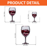 Just A Girl Who Loves Wine - Personalized Wine Custom Shaped Acrylic Plaque
