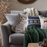 Custom Pet - Personalized Dog Faux Fur Shaped Pillow