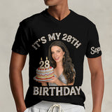 Birthday Party - Personalized Birthday Fully Printed V-Neck T-Shirt