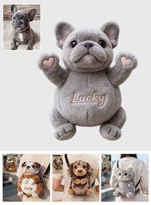 Custom Any Pet Photo - Personalized Dog Plush Crossbag