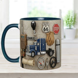 Best Truck Driver - Personalized Trucker Accent Mug