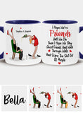 We Stay Ghost Friends - Funny Gift For Bestie - Personalized Bestie Accent Mug