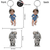 Come Home Safe Daddy - Personalized Veteran Premium Keychain With Charms