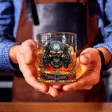 F*ck This Sh*t - Personalized Skull Whiskey Glass