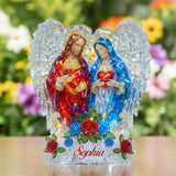 The Roots Of The Family Joseph & Mary - Personalized Christian Custom Shaped Acrylic Plaque
