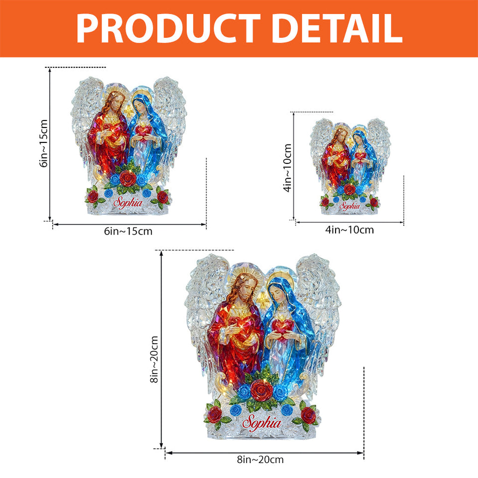 The Roots Of The Family Joseph & Mary - Personalized Christian Custom Shaped Acrylic Plaque