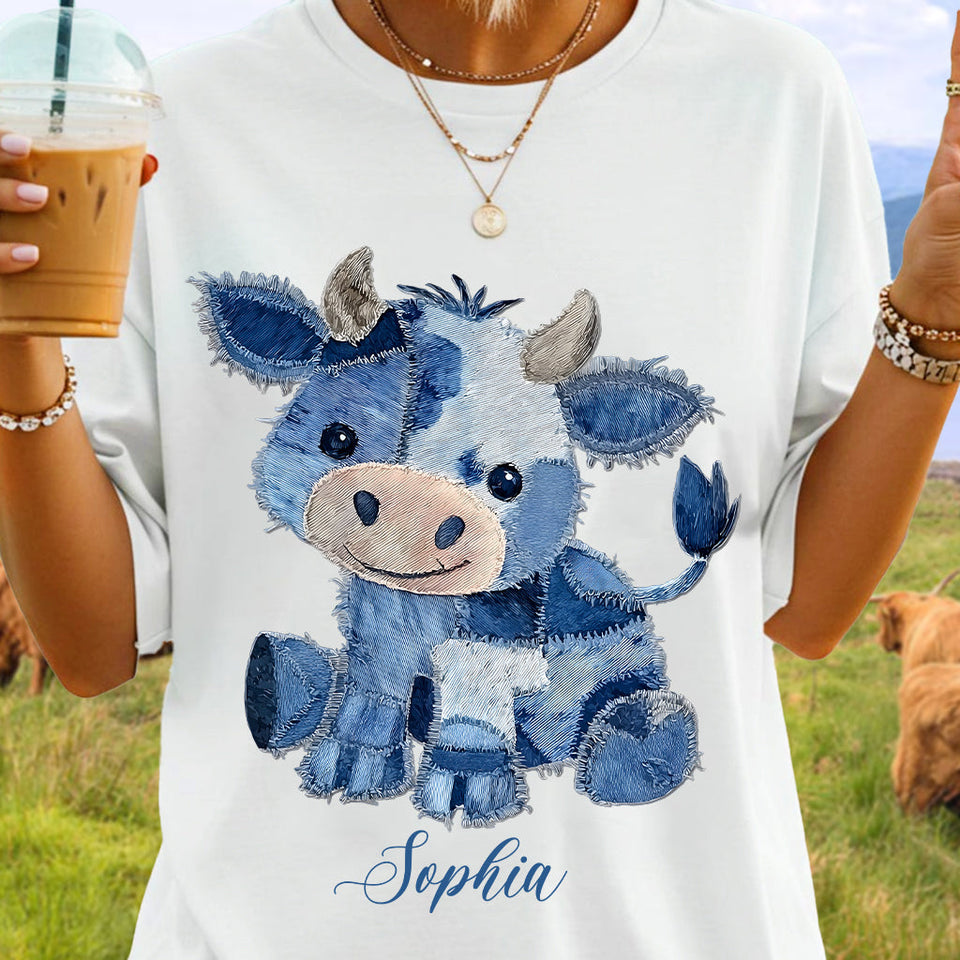 Cute Highland Cow - Personalized Highland Cow T-shirt And Hoodie