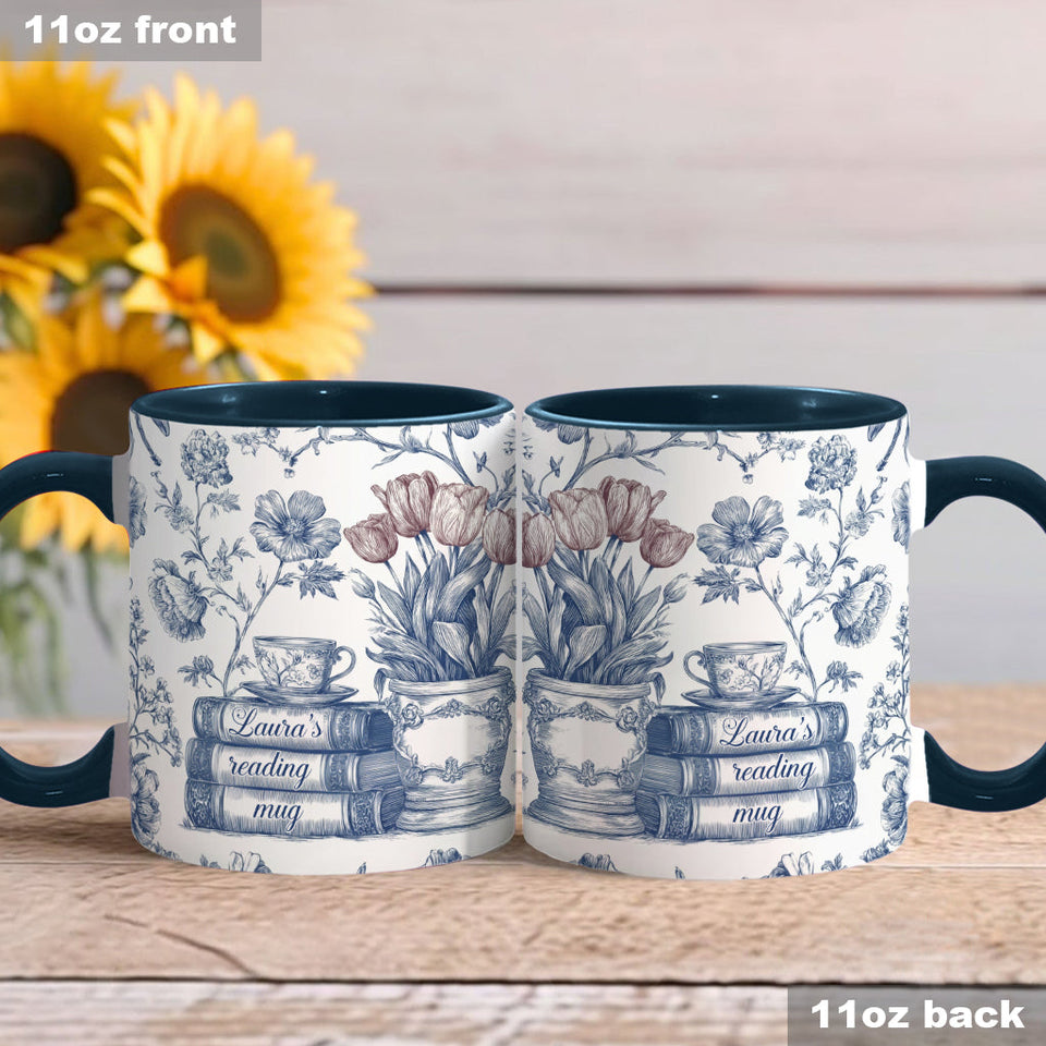 Reading Mug - Personalized Book Accent Mug