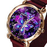 Butterfly Lovers - Personalized Butterfly Women Hand Watch