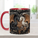 You & Me We Got This - Personalized Dragon Accent Mug