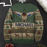 Love Hunting Season - Personalized Hunting Ugly Sweater