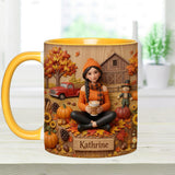 Tis The Season - Personalized Autumn Accent Mug & Coaster