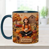 Tis The Season - Personalized Autumn Accent Mug & Coaster