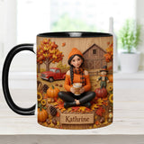 Tis The Season - Personalized Autumn Accent Mug & Coaster