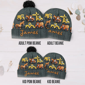 Personalized Winter Beanie Hat for Kids - Perfect for Snow Days & Trips