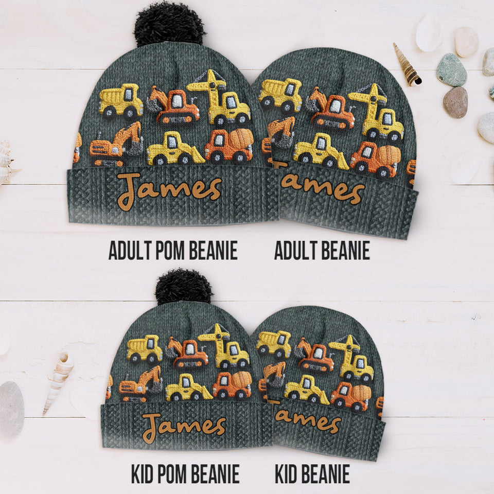 Personalized Winter Beanie Hat for Kids - Perfect for Snow Days & Trips