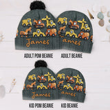 Personalized Winter Beanie Hat for Kids - Perfect for Snow Days & Trips