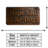 Custom Pet Sign From Any Photo - Personalized Dog Wooden Wall Mount Sign