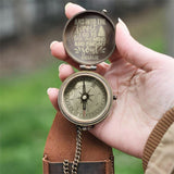 And Into The Forest I Go Camping Bear - Personalized Camping Compass