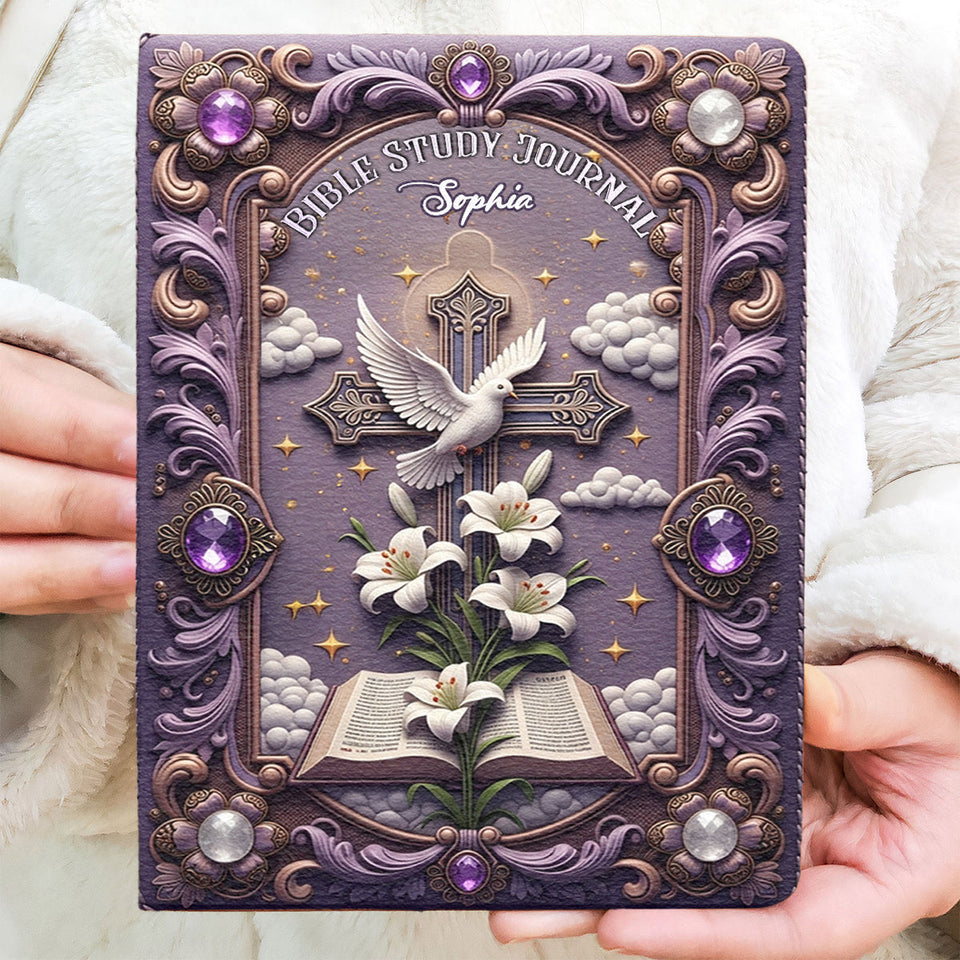 Bible Study Journal - Personalized Christian Leather Journal