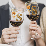 It Takes A Long Time To Grow An Old Friend - Personalized Bestie Wine Glass With Long Stem
