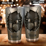 Strong Drummer - Personalized Drummer Tumbler