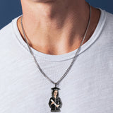 Grad 2026 - Personalized Graduation Shaped Metal Pendant Necklace