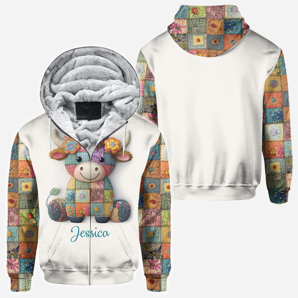 Just A Girl Who Loves Highland Cows - Personalized Highland Cow All Over Shirt