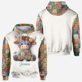 Just A Girl Who Loves Highland Cows - Personalized Highland Cow All Over Shirt