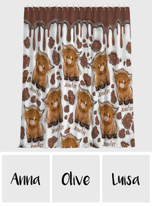 Highland Cows Lover - Personalized Highland Cow Blackout Window Curtain/ Drapes Set